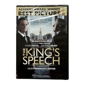 NWT The King's Speech 2010 DVD Sealed Unused